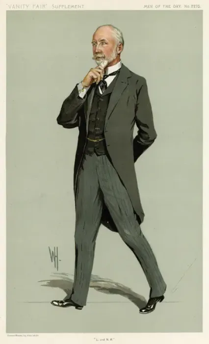 Gerahmter Druck : Frank Ree. Sir Frank Ree (? - 1914), britischer Eisenbahnmanager Gerahmter Druck : Frank Ree. Sir Frank Ree (? - 1914), britischer Eisenbahnmanager