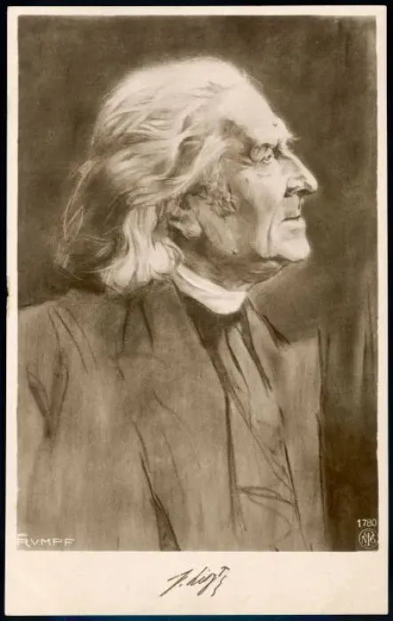 Gerahmter Druck : Franz von Liszt Gerahmter Druck : Franz von Liszt