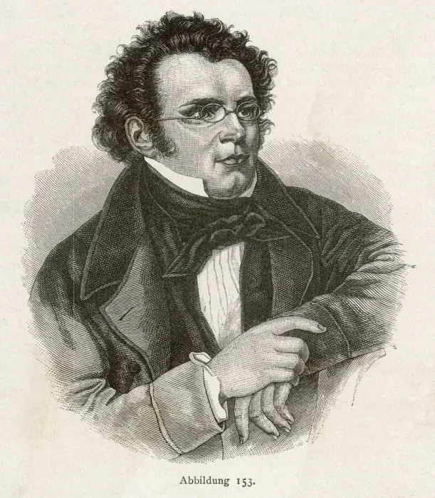 Gerahmter Druck : Franz Schubert / Anonymous English Gerahmter Druck : Franz Schubert / Anonymous English