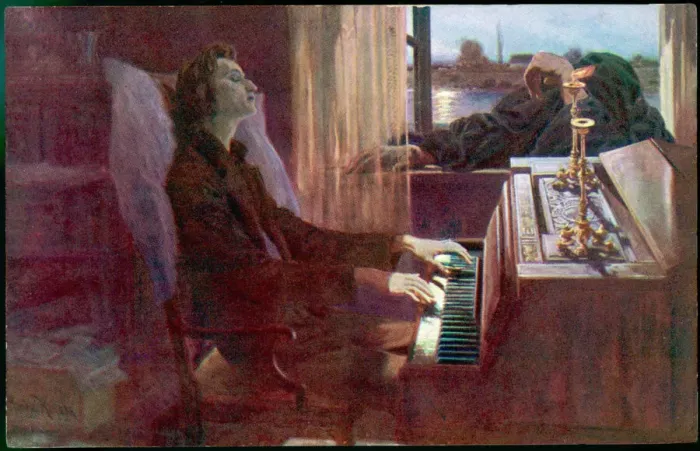 Gerahmter Druck : Friedrich Chopin aus Krakau (Krzesz) Gerahmter Druck : Friedrich Chopin aus Krakau (Krzesz)