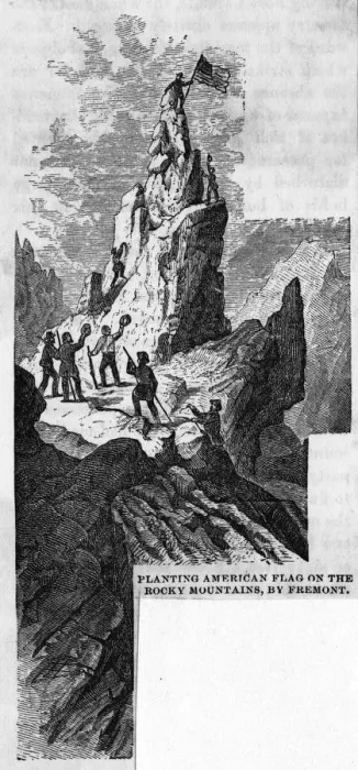 Gerahmter Druck : Fremont-Entdeckungsreise 2 Gerahmter Druck : Fremont-Entdeckungsreise 2
