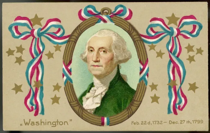 Gerahmter Druck : Washington, D.C., Briefmarkenpostkarte Gerahmter Druck : Washington, D.C., Briefmarkenpostkarte