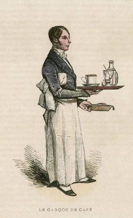 Gerahmter Druck : Kaffeebaron 1850 Gerahmter Druck : Kaffeebaron 1850