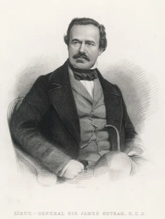 Gerahmter Druck : Generaal James Outram Gerahmter Druck : Generaal James Outram