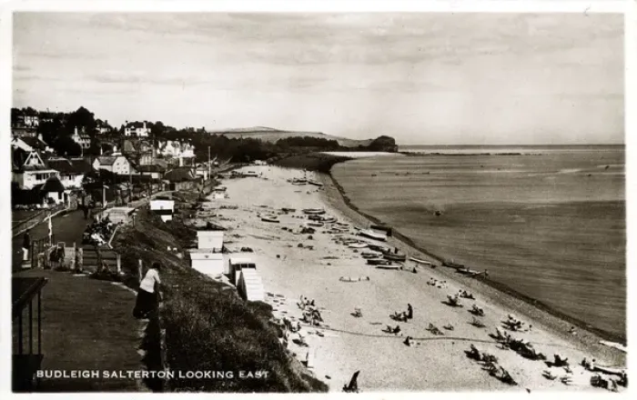 Gerahmter Druck : Allgemeiner Überblick, Budleigh Salterton, Devon Gerahmter Druck : Allgemeiner Überblick, Budleigh Salterton, Devon