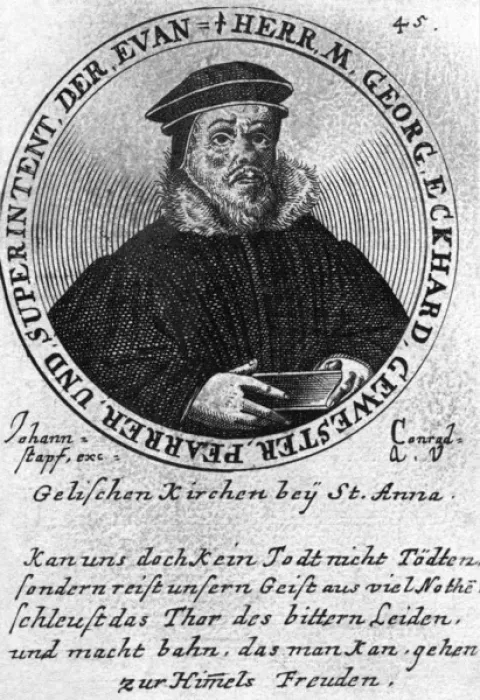 Gerahmter Druck : Georg Eckardt Gerahmter Druck : Georg Eckardt