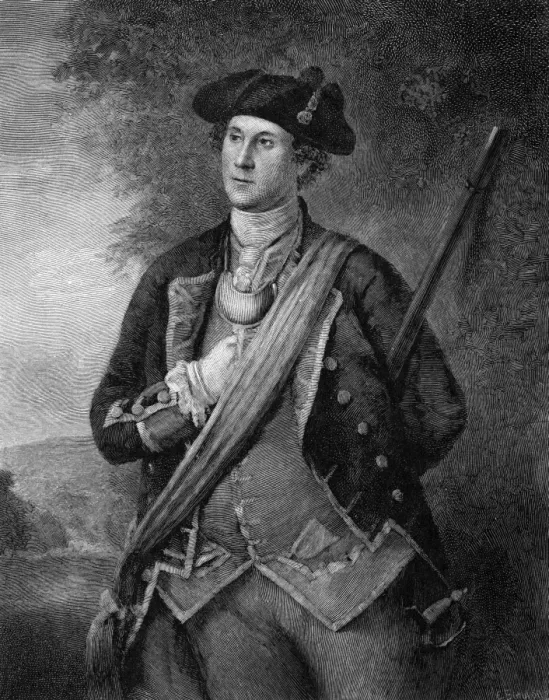 Gerahmter Druck : Georg Washington Gerahmter Druck : Georg Washington
