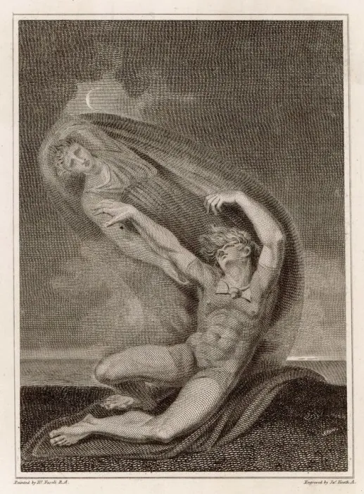 Gerahmter Druck : Geist von Patroklos Gerahmter Druck : Geist von Patroklos