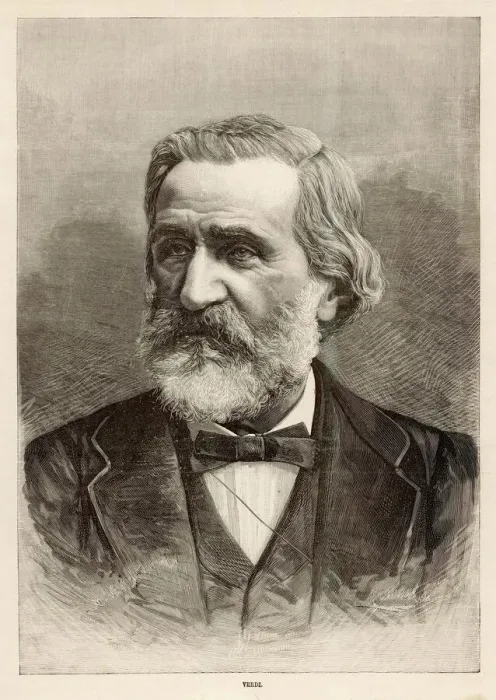 Gerahmter Druck : Giuseppe Verdi / Porträt Gerahmter Druck : Giuseppe Verdi / Porträt