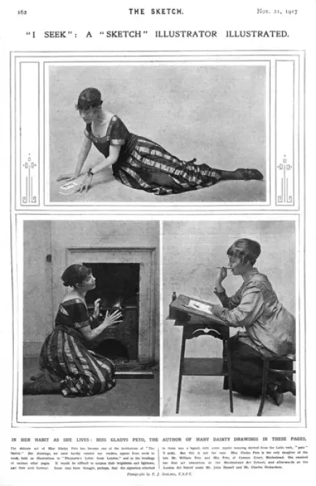Gerahmter Druck : Gladyse Peto Gerahmter Druck : Gladyse Peto