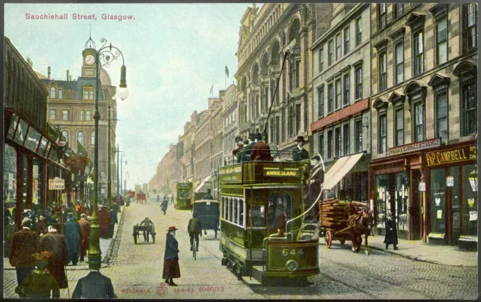Gerahmter Druck : Glasgow / Sauchiehall Strasse Gerahmter Druck : Glasgow / Sauchiehall Strasse