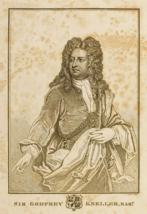 Gerahmter Druck : Gottfried Kneller Gerahmter Druck : Gottfried Kneller