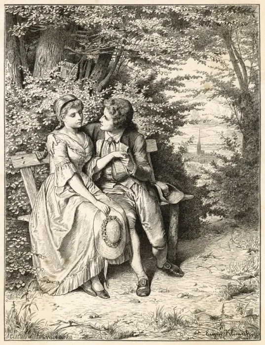 Gerahmter Druck : Friedderike von Brion Gerahmter Druck : Friedderike von Brion