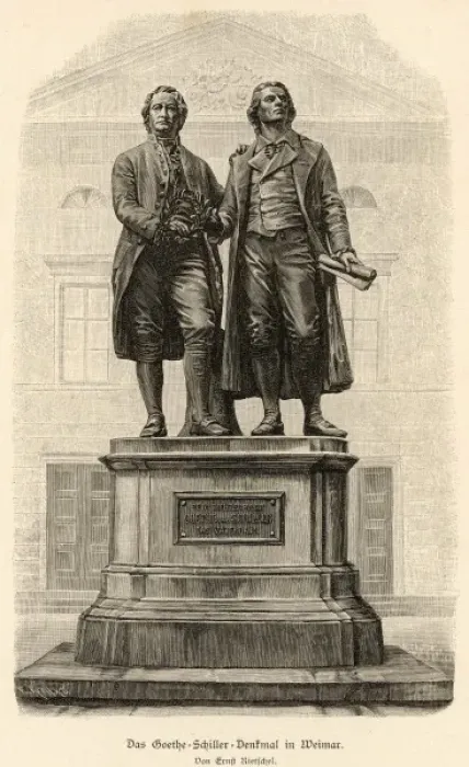 Gerahmter Druck : Bachmann-Denkmal Gerahmter Druck : Bachmann-Denkmal