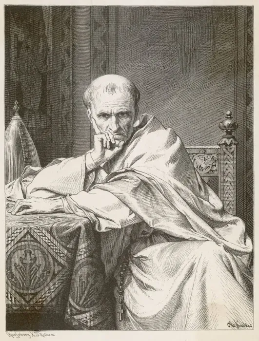 Gerahmter Druck : Gregor VII von Knille