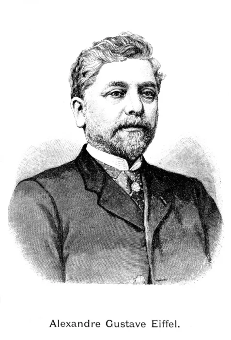 Gerahmter Druck : Gustave Eiffel 1889 Gerahmter Druck : Gustave Eiffel 1889