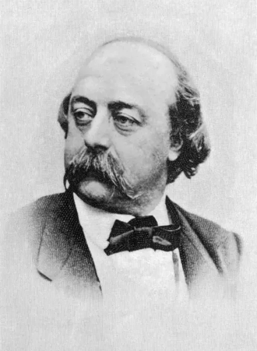 Gerahmter Druck : Gustav Flaubert Gerahmter Druck : Gustav Flaubert
