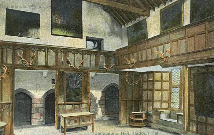 Gerahmter Druck : Haddon Hall - Innenräume Gerahmter Druck : Haddon Hall - Innenräume