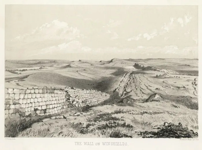 Gerahmter Druck : Hadrianswall / Windshilde Gerahmter Druck : Hadrianswall / Windshilde