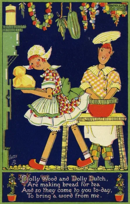 Gerahmter Druck : Glückliches Land
