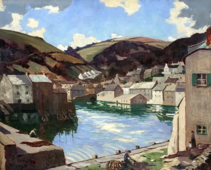 Gerahmter Druck : Harbour scene Gerahmter Druck : Harbour scene