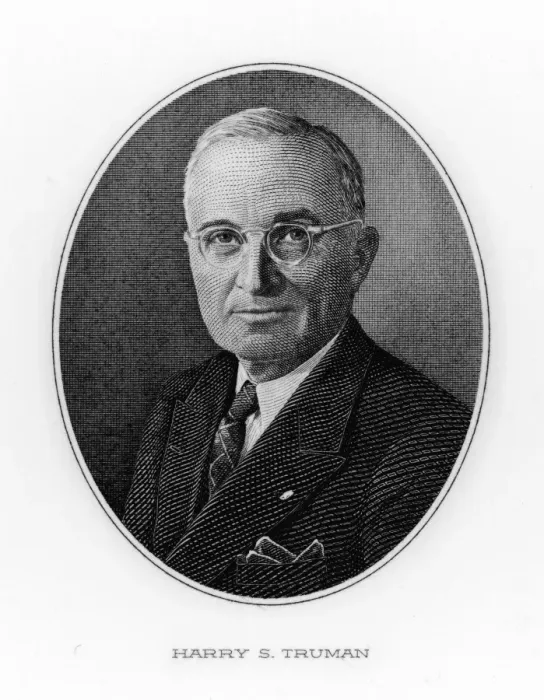 Gerahmter Druck : Harry Trumans Gerahmter Druck : Harry Trumans