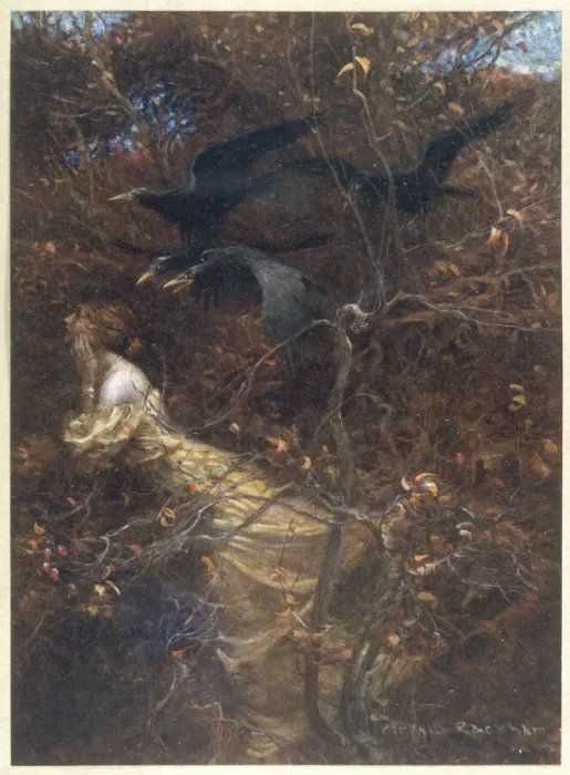 Gerahmter Druck : Der Geisterwald 1903 Gerahmter Druck : Der Geisterwald 1903