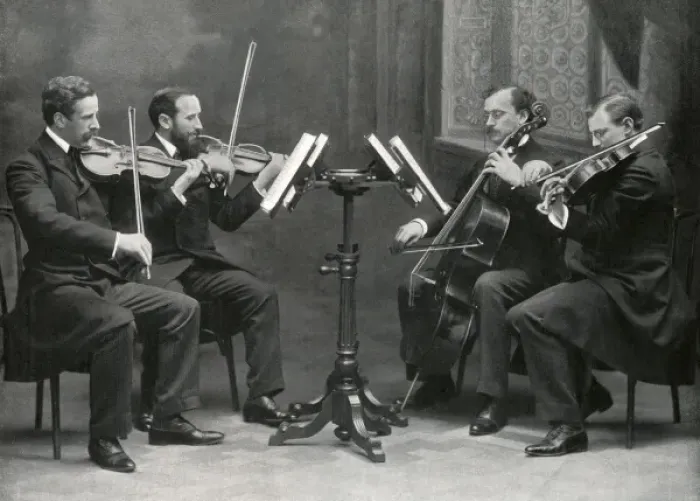 Gerahmter Druck : Quartett Hayat Gerahmter Druck : Quartett Hayat