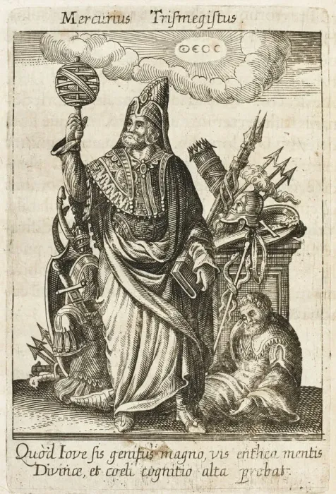 Gerahmter Druck : Hermes Trismegistos Gerahmter Druck : Hermes Trismegistos