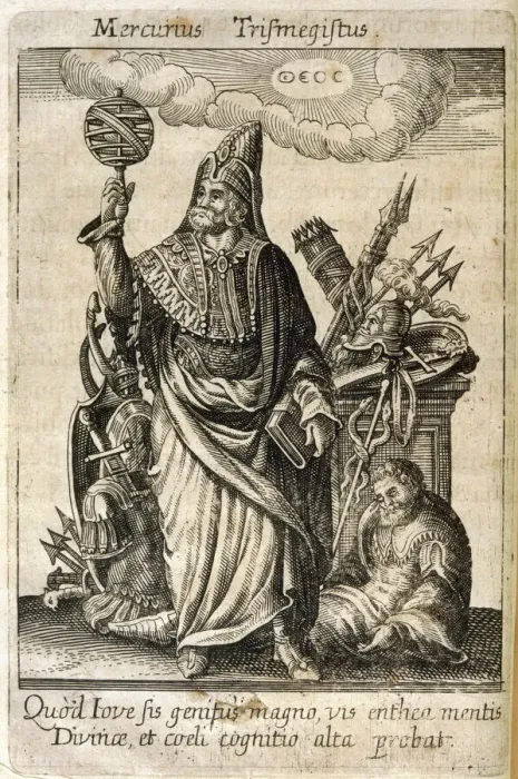 Gerahmter Druck : Hermes Trismegistos Gerahmter Druck : Hermes Trismegistos