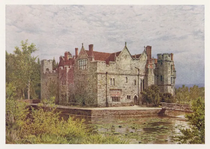 Gerahmter Druck : Haverburg Schloss, Kent Gerahmter Druck : Haverburg Schloss, Kent