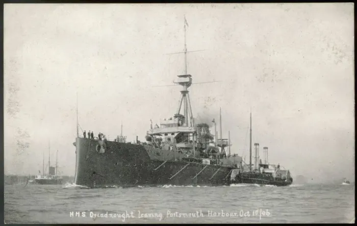 Gerahmter Druck : HMS Dreadnought 1906 Gerahmter Druck : HMS Dreadnought 1906