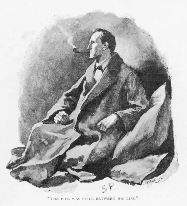 Gerahmter Druck : Holmes Rauchstab Gerahmter Druck : Holmes Rauchstab
