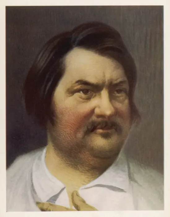 Gerahmter Druck : Honoré de Balzac