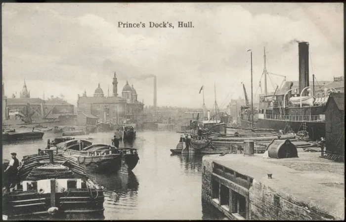 Gerahmter Druck : Hafen von Hull Gerahmter Druck : Hafen von Hull