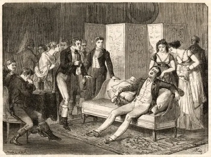 Gerahmter Druck : Humphry Davy / Versuche Gerahmter Druck : Humphry Davy / Versuche