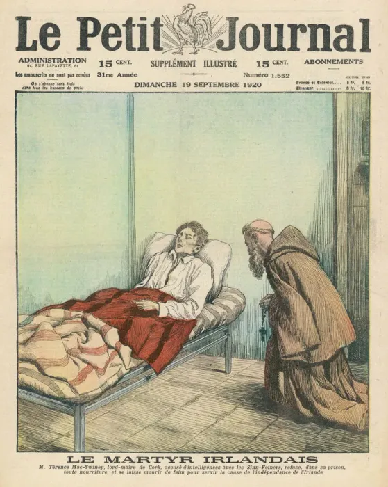 Gerahmter Druck : Hungerr strike 1920 Gerahmter Druck : Hungerr strike 1920