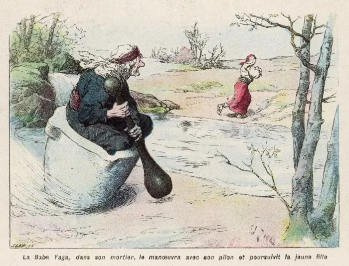 Gerahmter Druck : Die Hütte von Baba Jaga Gerahmter Druck : Die Hütte von Baba Jaga