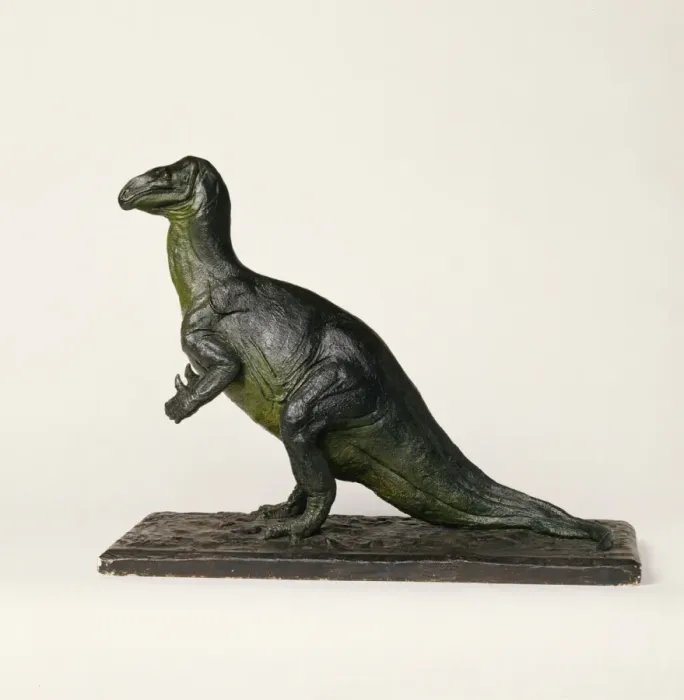 Gerahmter Druck : Iguanodons Modell Gerahmter Druck : Iguanodons Modell