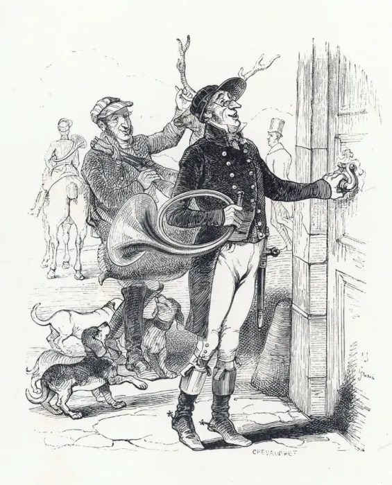 Gerahmter Druck : Krimineller Eheheld 1840 Gerahmter Druck : Krimineller Eheheld 1840