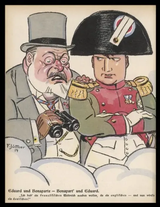 Gerahmter Druck : Imperialismus WW1