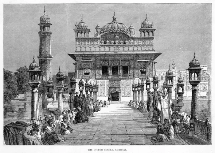 Gerahmter Druck : Indien Amritser Gerahmter Druck : Indien Amritser
