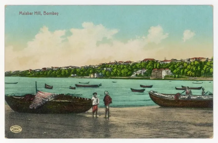 Gerahmter Druck : Indien / Bombay / Malabarküste Gerahmter Druck : Indien / Bombay / Malabarküste