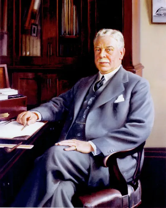 Gerahmter Druck : Herrn Sir Herbert Nigel Gresley Gerahmter Druck : Herrn Sir Herbert Nigel Gresley