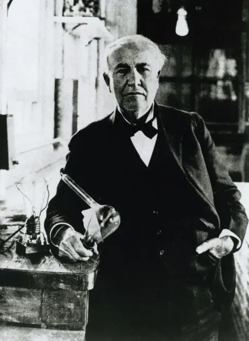 Gerahmter Druck : Thomas Edison Gerahmter Druck : Thomas Edison
