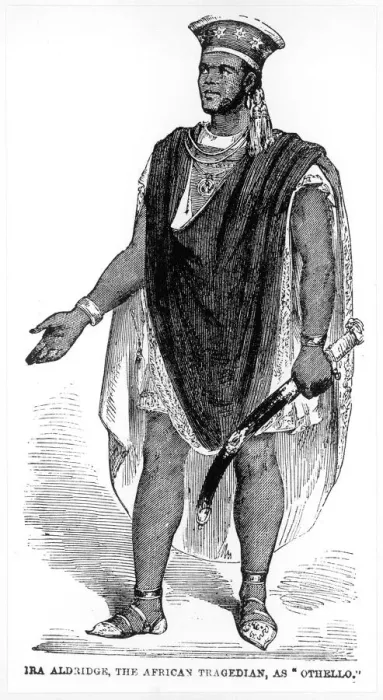 Gerahmter Druck : Ira Aldridge / Ottilo Gerahmter Druck : Ira Aldridge / Ottilo