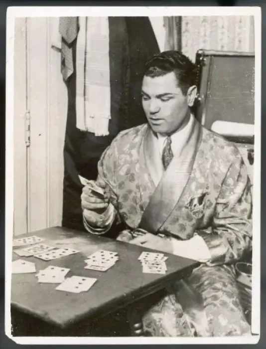 Gerahmter Druck : Jack Dempsey / 1920er Gerahmter Druck : Jack Dempsey / 1920er
