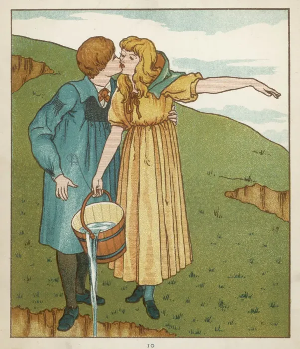 Gerahmter Druck : Jack und Jill / Bell Gerahmter Druck : Jack und Jill / Bell
