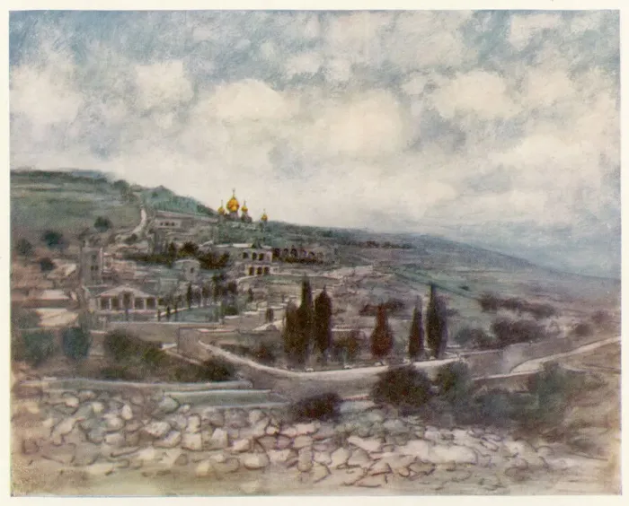 Gerahmter Druck : Jerusalem / Berg der Zöllner Gerahmter Druck : Jerusalem / Berg der Zöllner