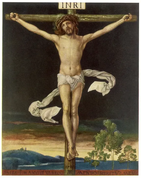 Gerahmter Druck : Christus am Kreuz (Dürer) Gerahmter Druck : Christus am Kreuz (Dürer)
